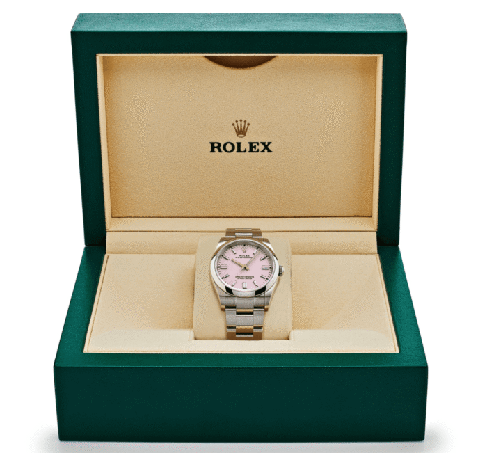 Oyster perpetual candy pink dial 36mm - Image 4