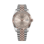 Date just rose gold sundust dial 41mm