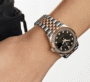 Date just rose gold black diamond dial 36mm - Image 2