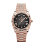 Day-date rose gold slate ombre dial 40mm
