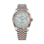 Date just rose gold mop diamond dial 41mm