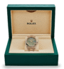 Day-date rose gold olive green dial 40mm - Image 4