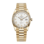 Day-date yellow gold white dial 36mm