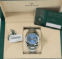Date just steel blue roman dial oyster 41mm - Image 2