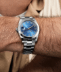 Date just steel blue roman dial oyster 41mm - Image 3