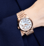 Day-date rose gold mother of pearl diamond dial 36mm - Image 2