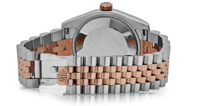 Date just ladies rose gold sundust dial 31mm - Image 2