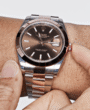 Date just rose gold chocolate dial 41mm - Image 3