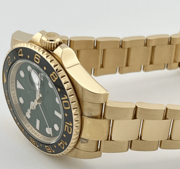 Gmt-master ii yellow gold green dial 40mm - Image 2