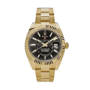 Sky-dweller gold black dial 42mm