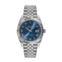 Date just steel blue diamond dial 41mm