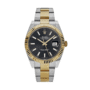 Date just yellow gold black dial 41mm