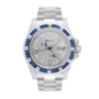 Gmt-master ii custom bezel diamond pave dial 40mm