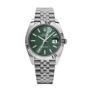 Date just steel green dial 41mm