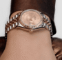 Date just ladies rose roman pink dial 31mm - Image 2
