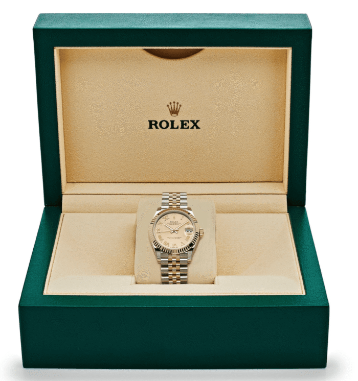 Date just ladies rose roman pink dial 31mm - Image 4