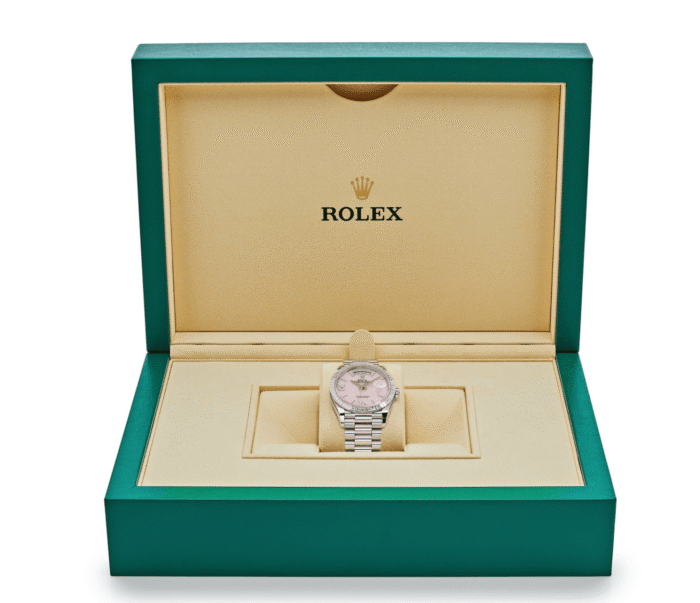 Day-date pink opal diamond dial 36mm - Image 5