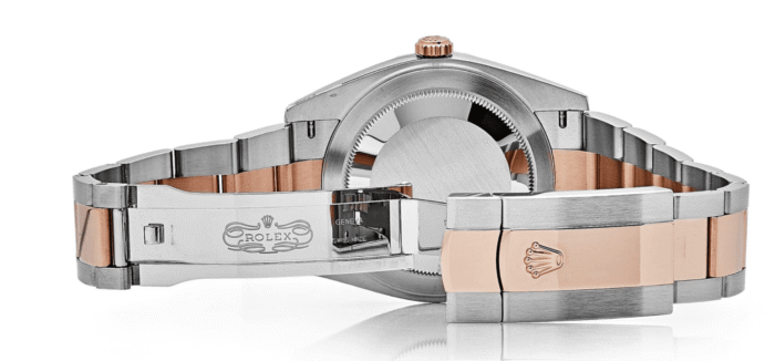 Date just rose gold chocolate diamond dial 41mm - Image 3