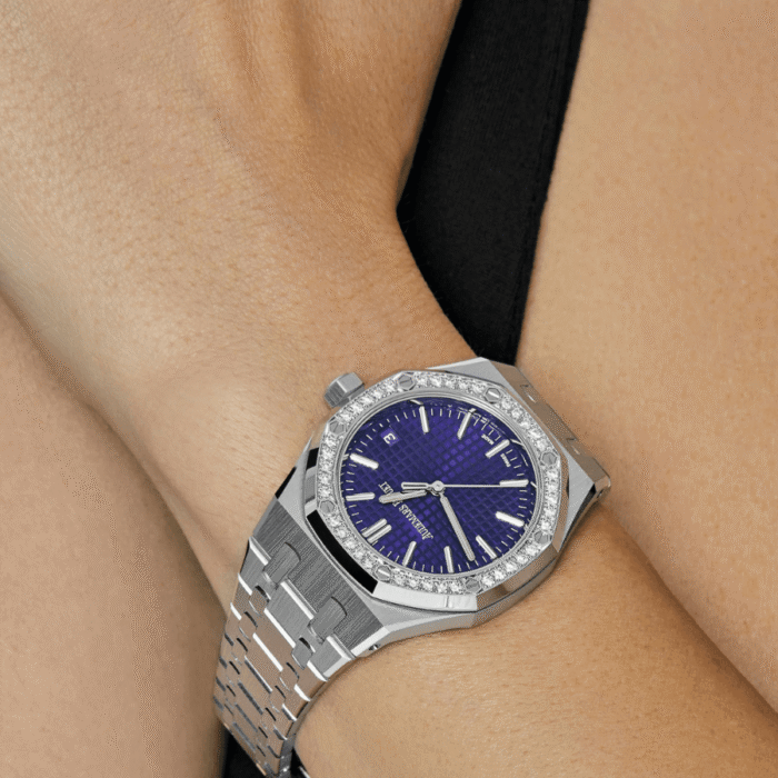 Royal oak white gold purple dial - Image 2