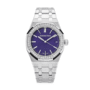 Royal oak white gold purple dial