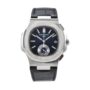 Nautilus Chronograph Black Leather PTP007
