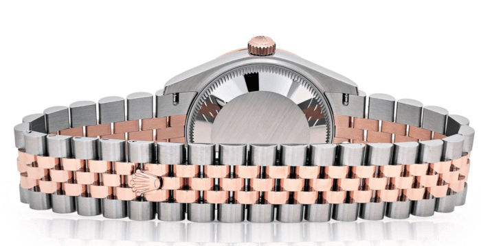 Date just ladies rose gold silver diamond dial 31mm - Image 3