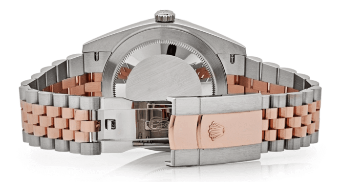 Date just two toned rose gold brown dial 41mm - Image 3