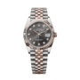 Date just rose gold motif diamond dial 36mm