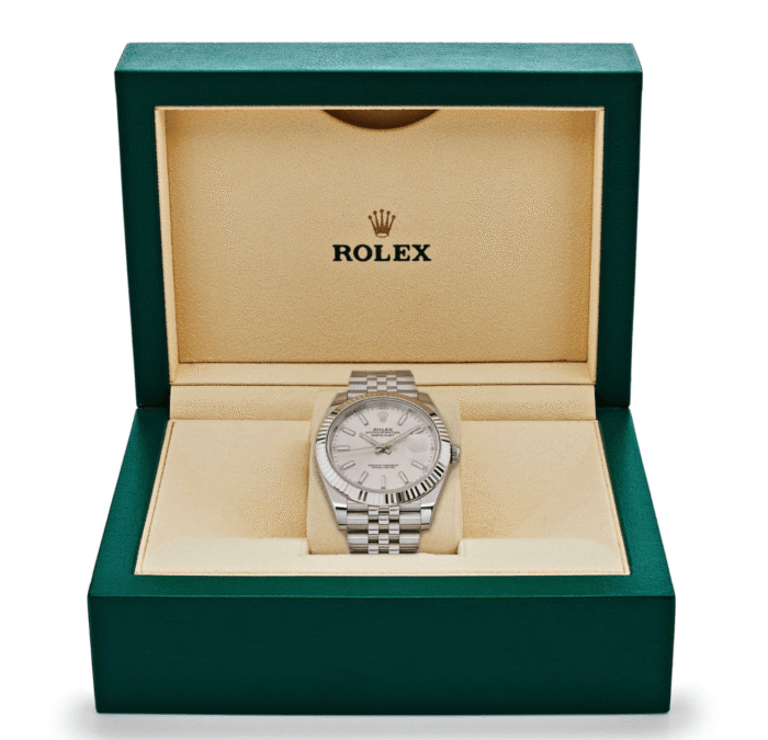 Date just steel silver dial 41mm - Image 3