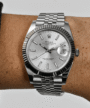 Date just steel silver dial 41mm - Image 4