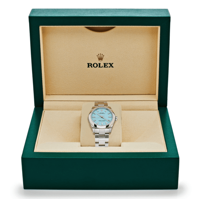 Oyster perpetual turquoise dial 31mm - Image 4