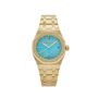 Royal Oak Selfwinding 15550BA.OO.1356BA.01 Yellow Gold Blue Turquoise Dial