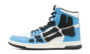 Skel blue black high tie-dye