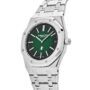 Royal Oak 15202PT.OO.1240PT.01 'Jumbo' Extra-Thin Platinum Green Dial (2021) - Image 6