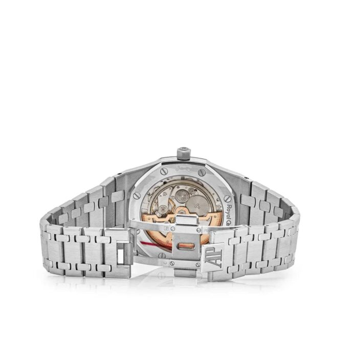 Royal Oak 15202PT.OO.1240PT.01 'Jumbo' Extra-Thin Platinum Green Dial (2021) - Image 3