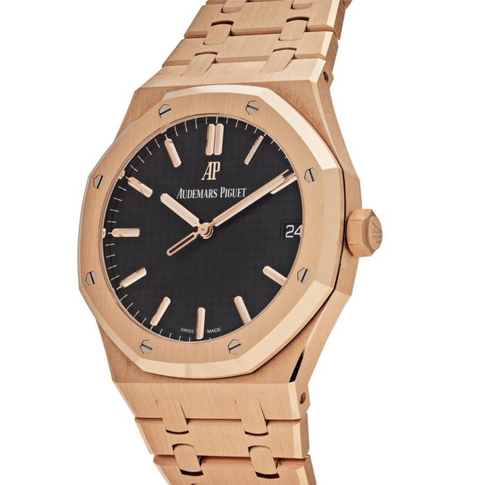 Royal Oak 15500OR.OO.1220OR.01 Selfwinding Rose Gold Black Dial - Image 5
