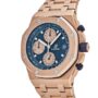 Royal Oak Offshore 26238OR.OO.2000OR.01 Chronograph 'Brick' Rose Gold Blue Dial - Image 6
