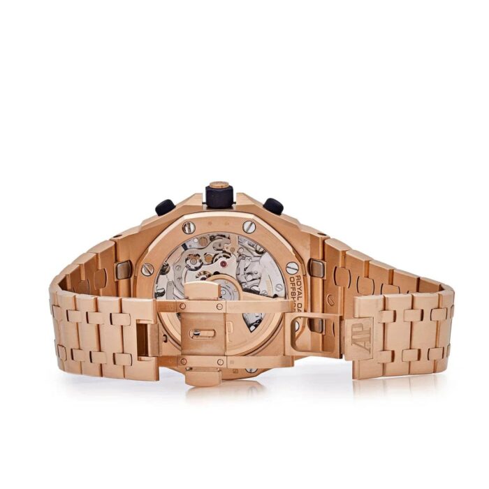 Royal Oak Offshore 26238OR.OO.2000OR.01 Chronograph 'Brick' Rose Gold Blue Dial - Image 3