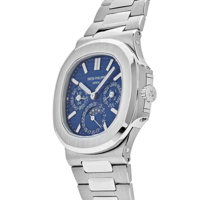 Nautilus 5740/1G Perpetual Calendar Moon Phase White Gold Blue Dial (2019) - Image 5