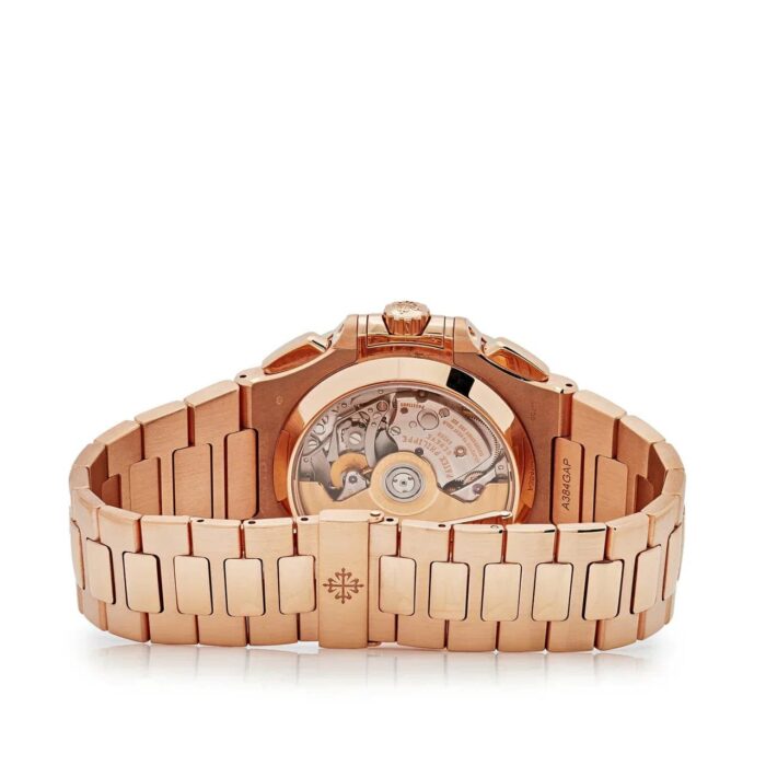 Nautilus 5980/1R-001 Flyback Chronograph Date Rose Gold Black Dial - Image 2