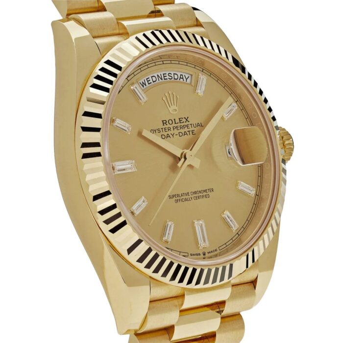 Day-Date 228238 Yellow Gold Champagne Diamond Dial (2022) - Image 4