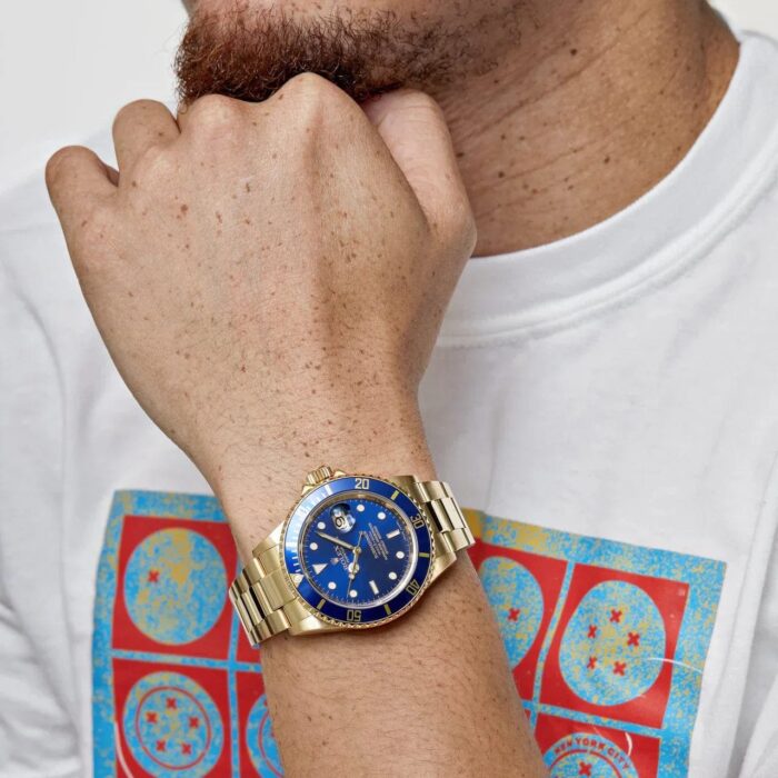 Submariner Date 16618LB Yellow Gold Blue Dial - Image 4