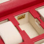 WOLF Palermo 6 Piece Watch Box | Red - Image 2