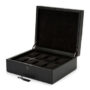 WOLF British Racing 8 Piece Watch Box | Black