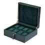 WOLF British Racing 8 Piece Watch Box | Green