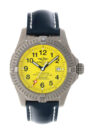 Breitling Titanium Avenger Seawolf 44mm Automatic Watch Yellow Dial
