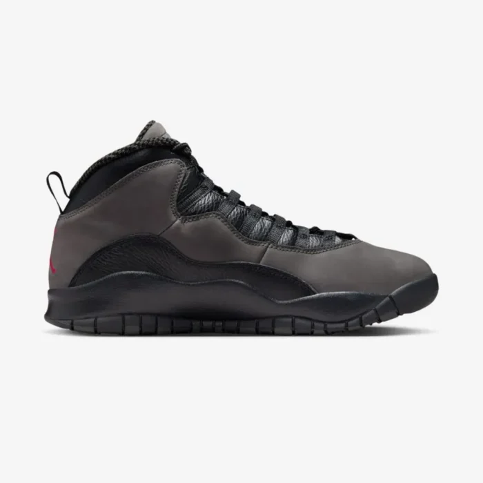 Air Jordan 10 Retro Shadow Charred Grey True Red Black - Image 3