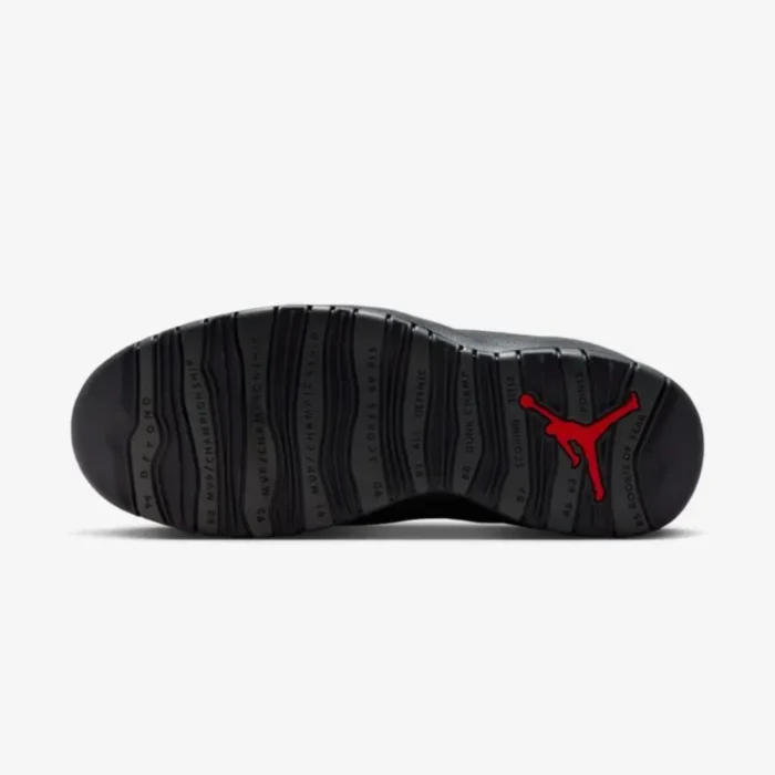 Air Jordan 10 Retro Shadow Charred Grey True Red Black - Image 5