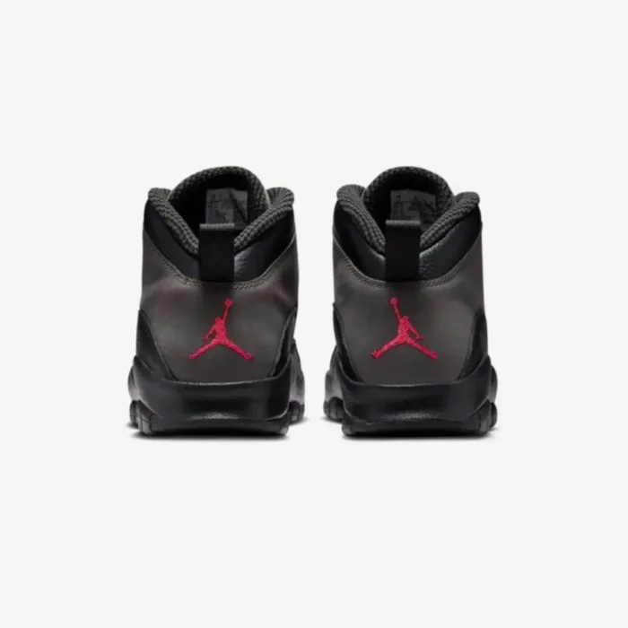 Air Jordan 10 Retro Shadow Charred Grey True Red Black - Image 4
