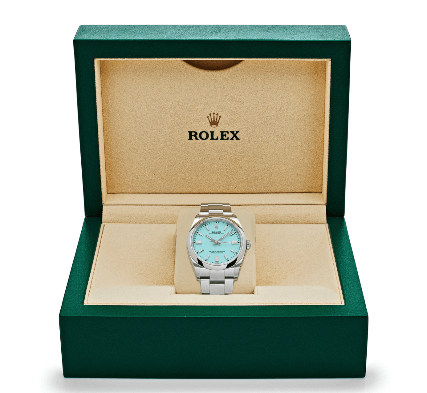 Oyster perpetual turquoise dial 41mm - Image 4